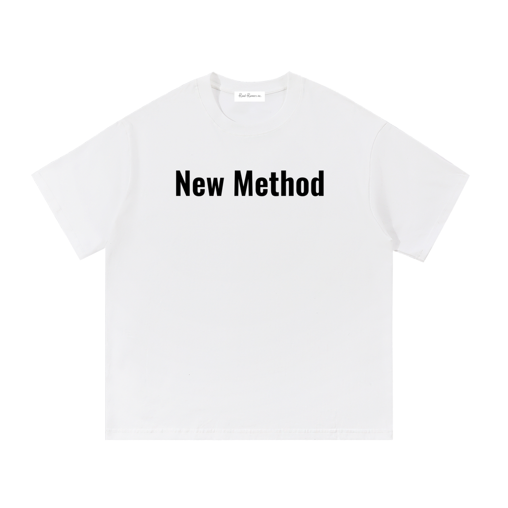 “New method” white Essential Cotton T-Shirt