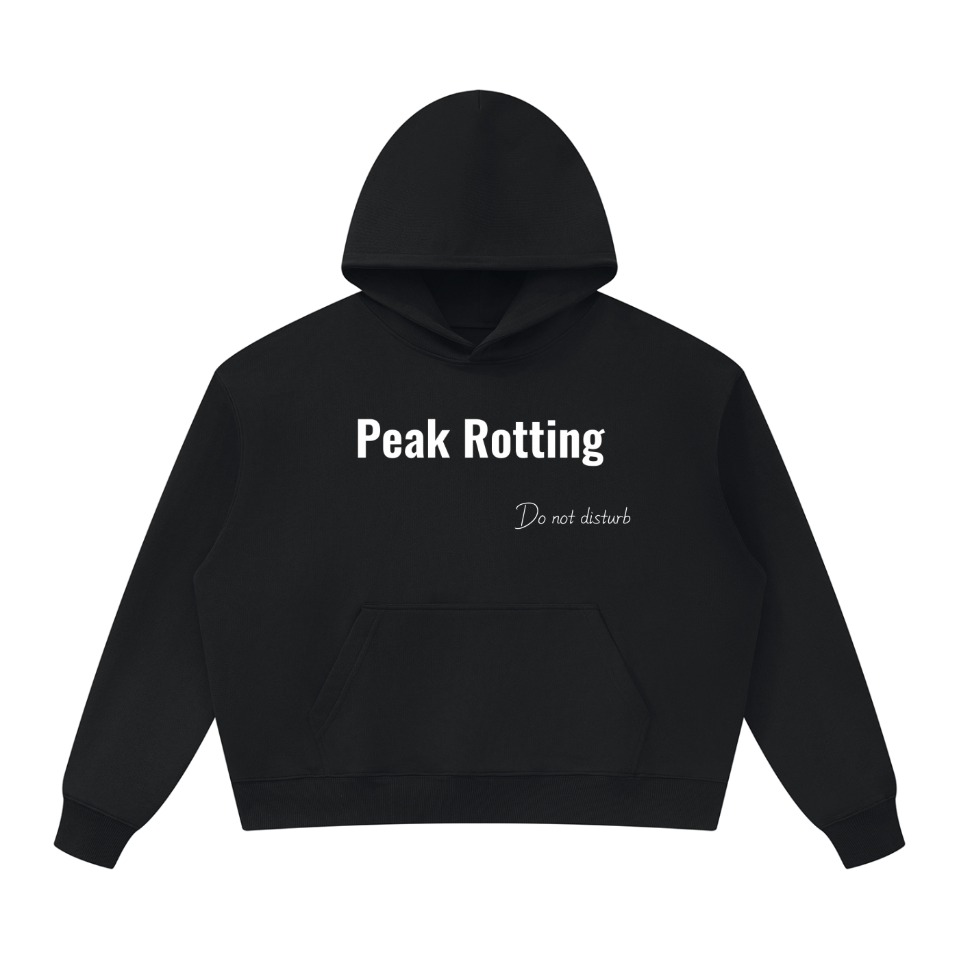 "Peak Rotting... dnd" Unisex Oversized Heavyweight Hoodie