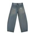 Road Runners Men's Distressed Barrel Leg Jeans