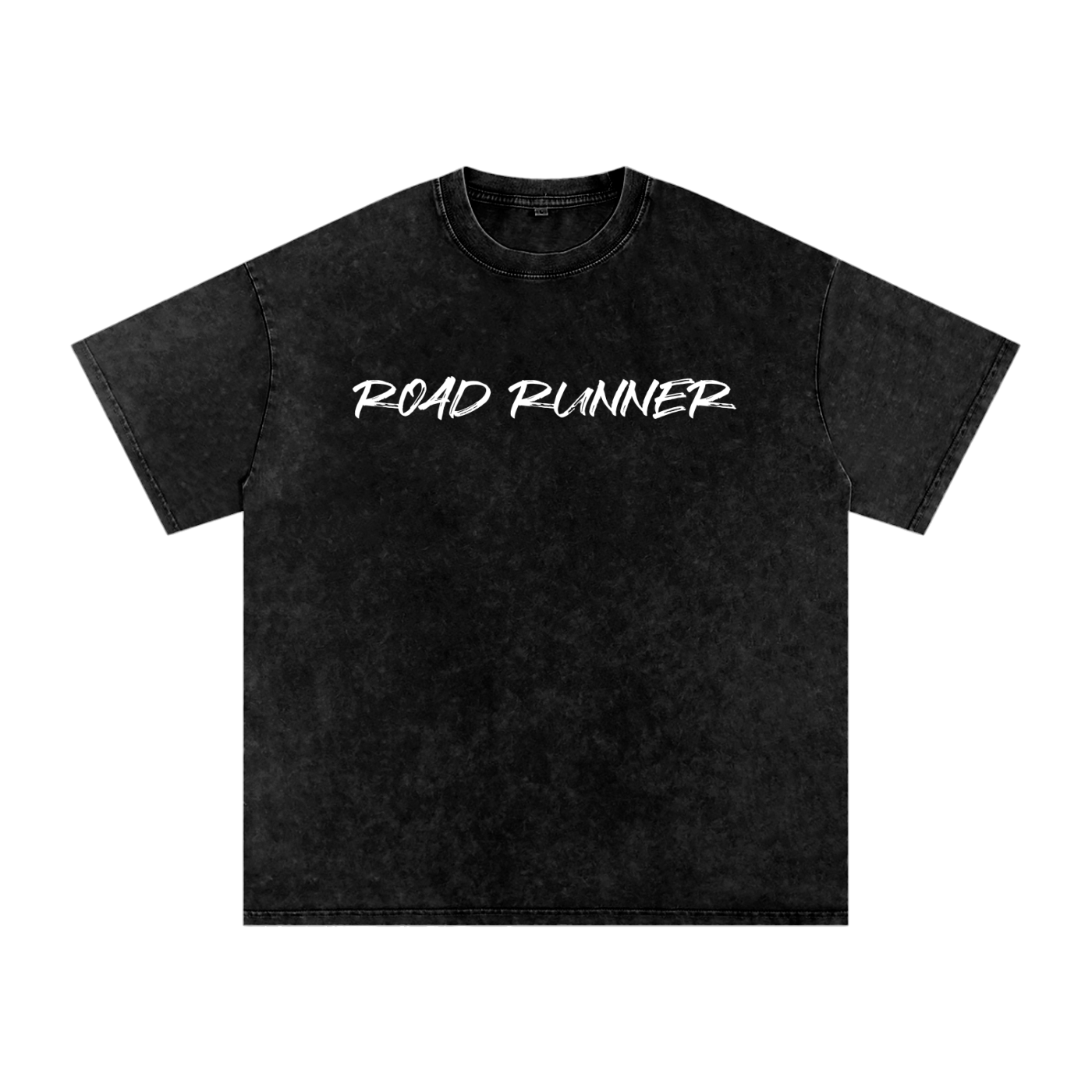 Road Runners classic Snow Washed Oversized Cotton T-Shirt