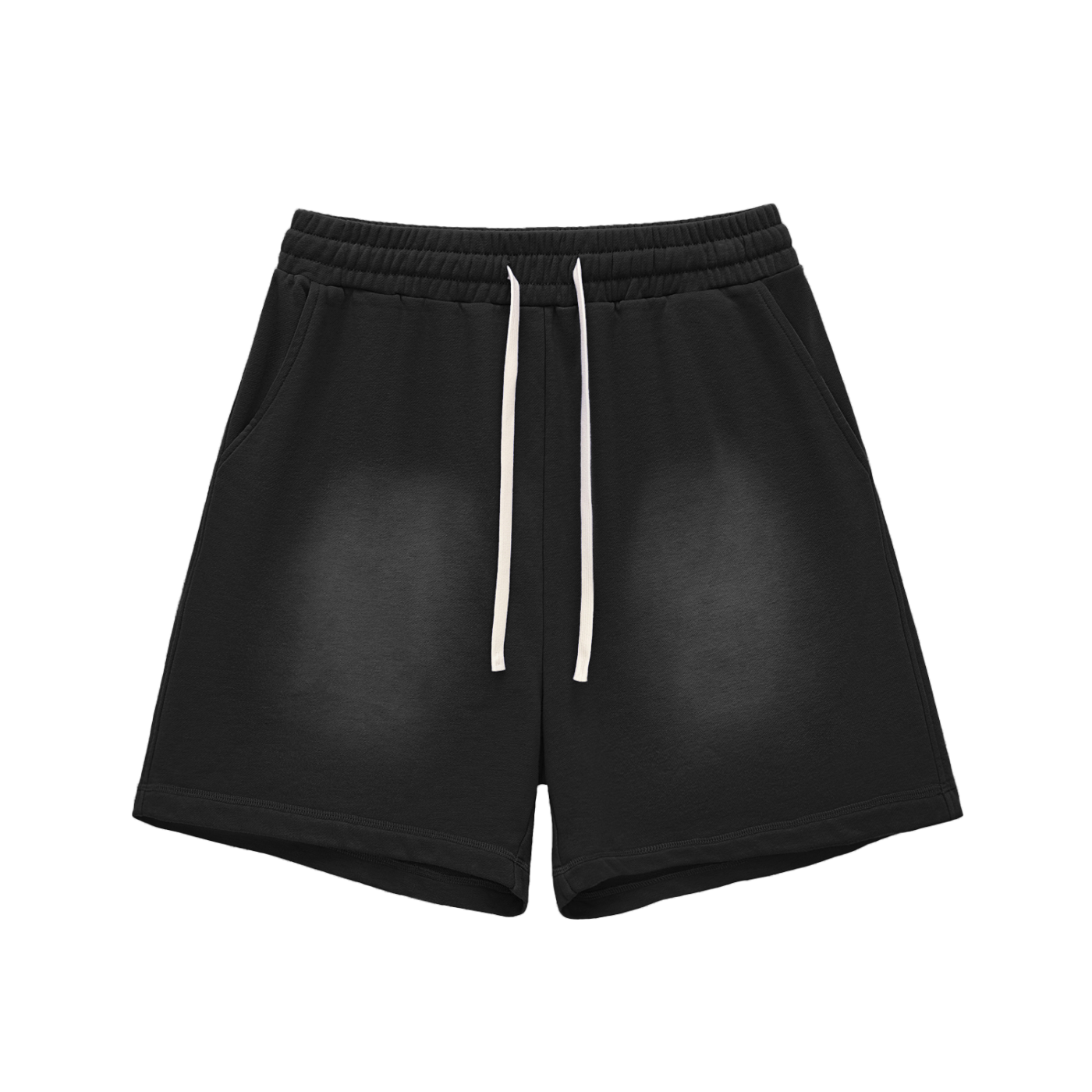 Road Runners Sun Fade Raw Edge Cotton Shorts