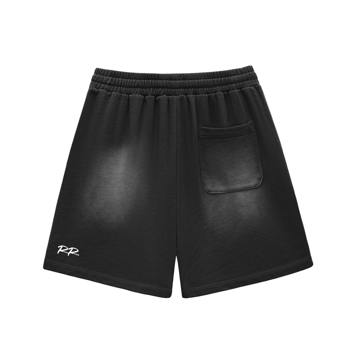 Road Runners Sun Fade Raw Edge Cotton Shorts
